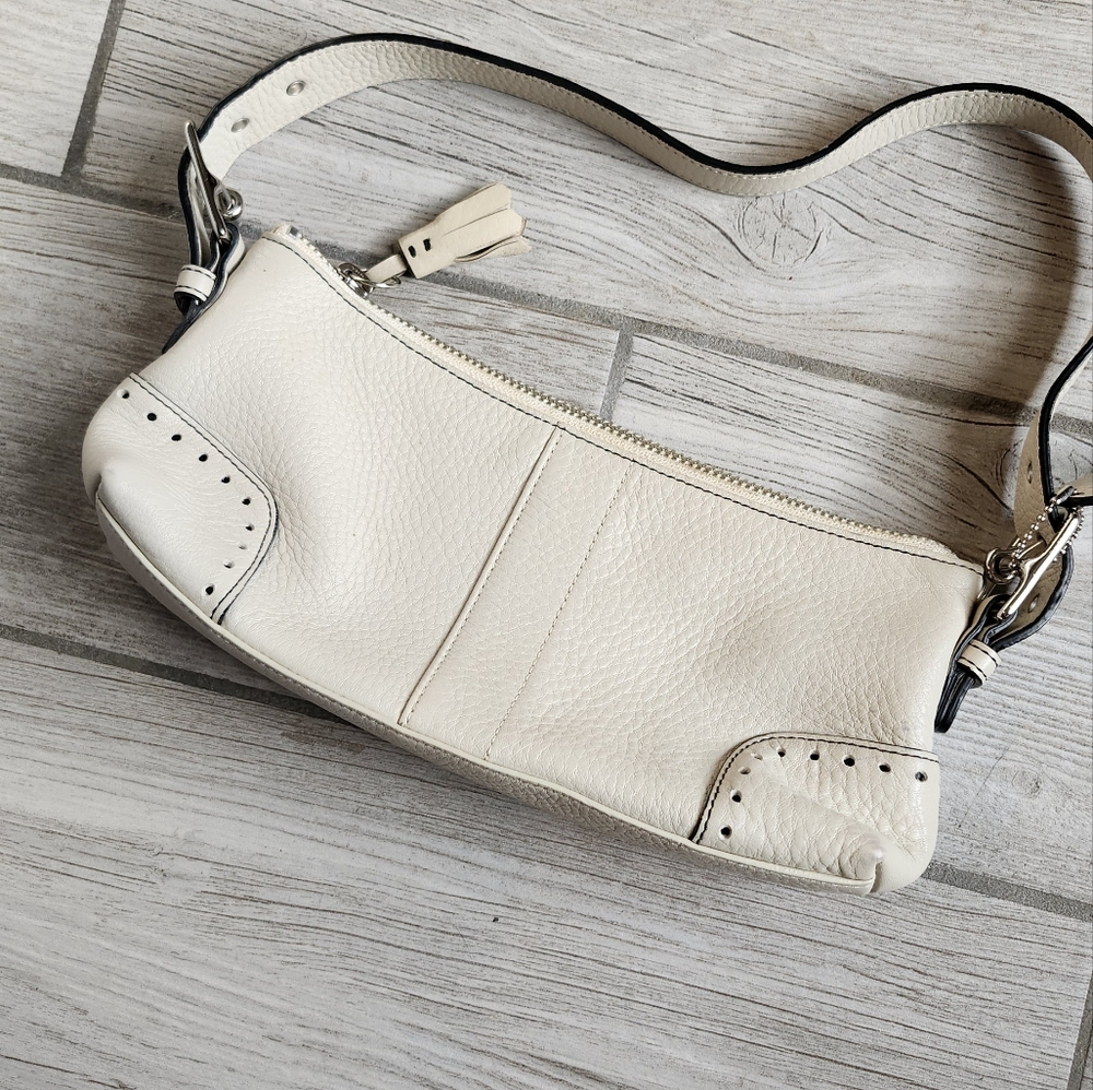 Coach Cream Shoulder Bag